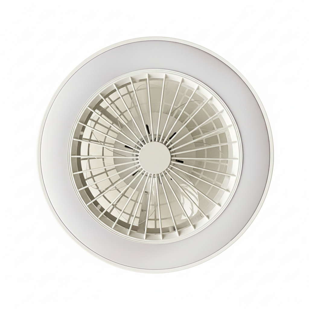 LED вентилатор-плафон 36W 2880lm (2700K/4000K/6000K) Бял