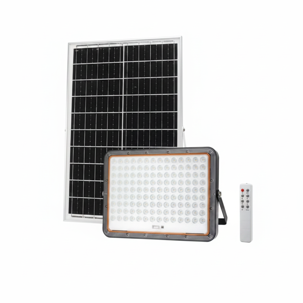 Соларен прожектор 4800LM 40Ah IP65