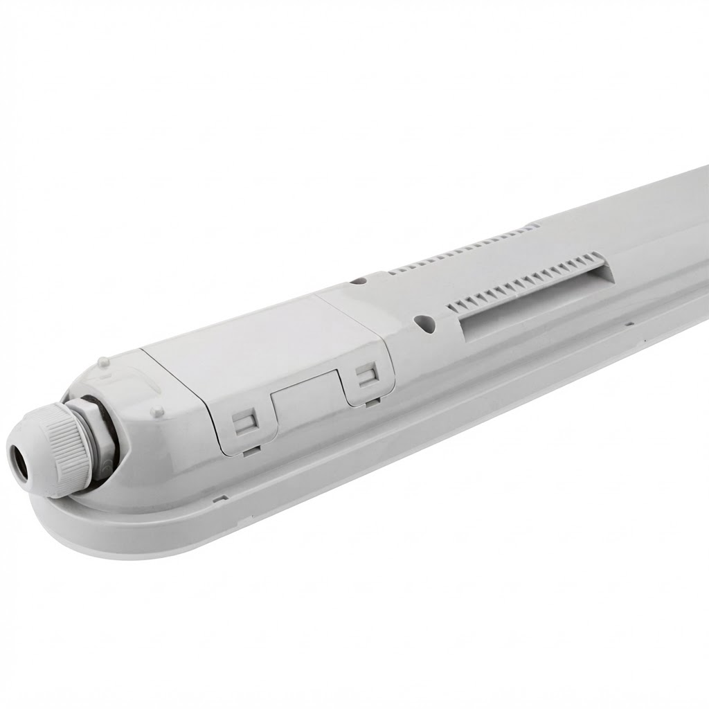 LED осветително тяло IP65 150cm 55W 110lm/W авариен блок 4500K 4
