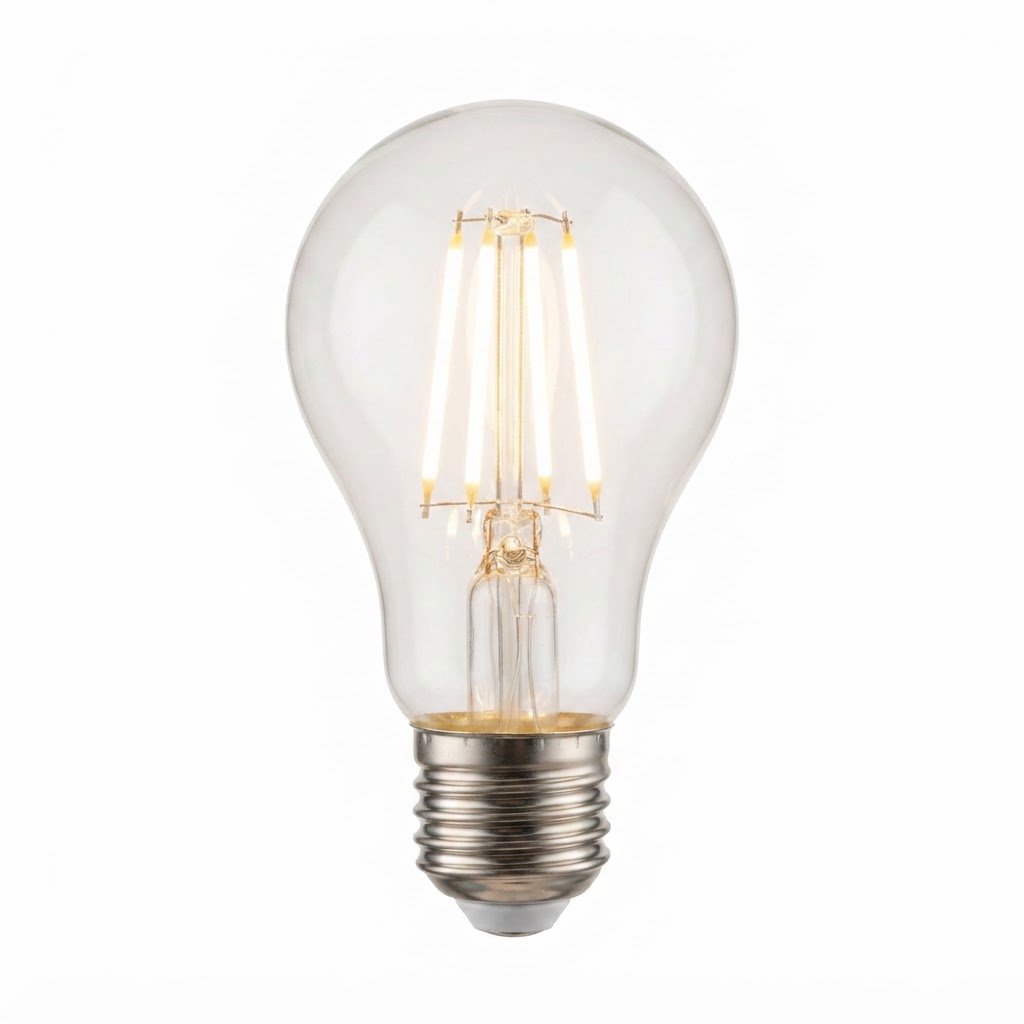 LED крушка a60 10W 1350lm E27  2700K филамент 2