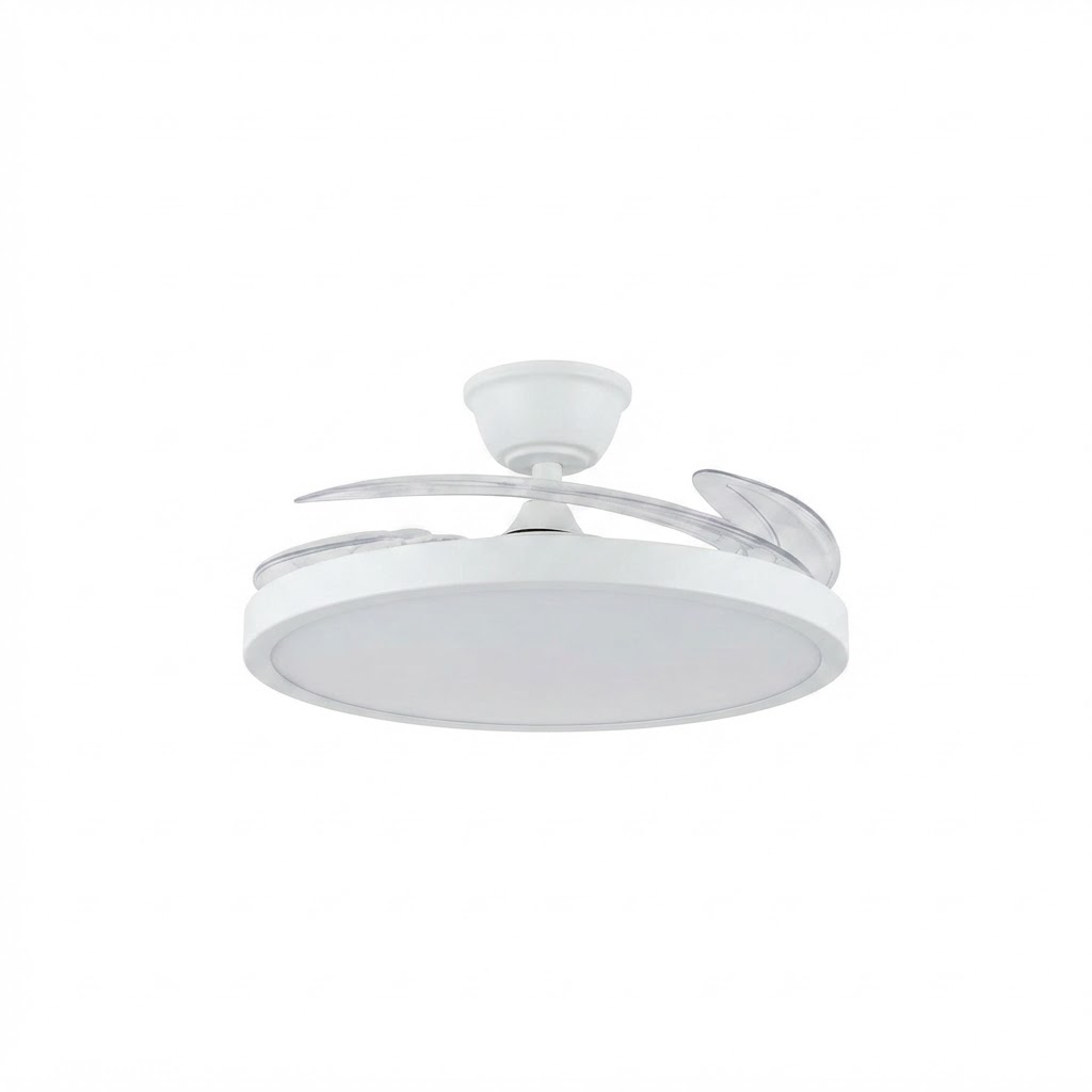 LED вентилатор за таван 36W 3CCT 2880LM бял слим - с дистанционно  4
