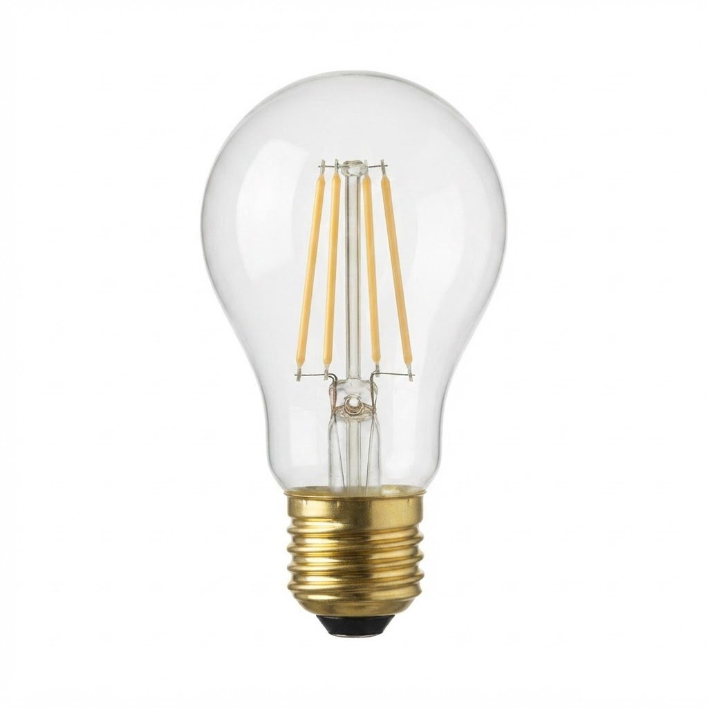 LED крушка a60 4W 400lm E27  2700K филамент 2