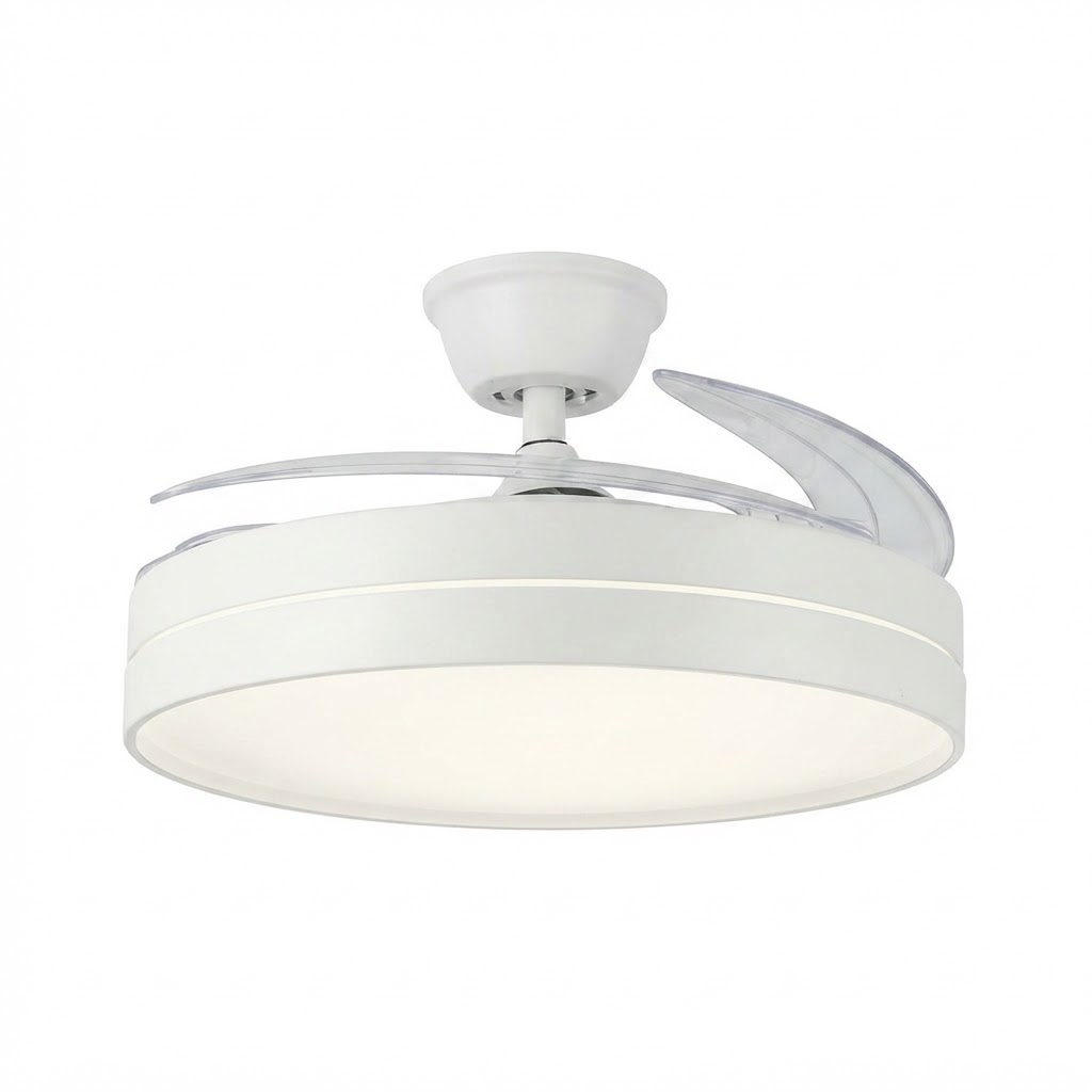 LED вентилатор за таван с осветител 36W 3CCT 2880LM бял с дистанционно 4