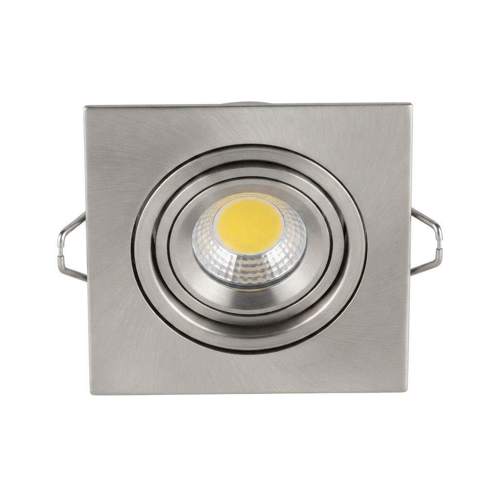 LED COB луна 8W 2700K (топла бяла) Инокс 3