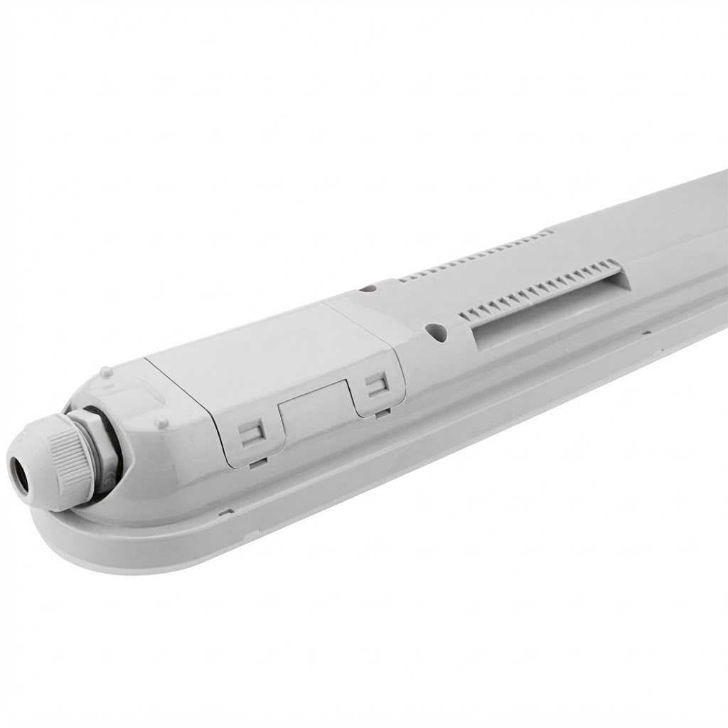LED осветително тяло IP65 150cm 55W 110lm/W авариен блок 6000K 4