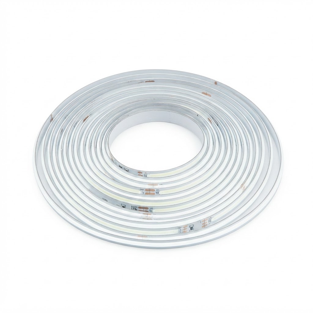 LED лента CONNECT-ANYWAY 220V COB 360LED/m 10W/m 700lm/m рязане на 10см 6000K студена светлина - 50м ролка 2