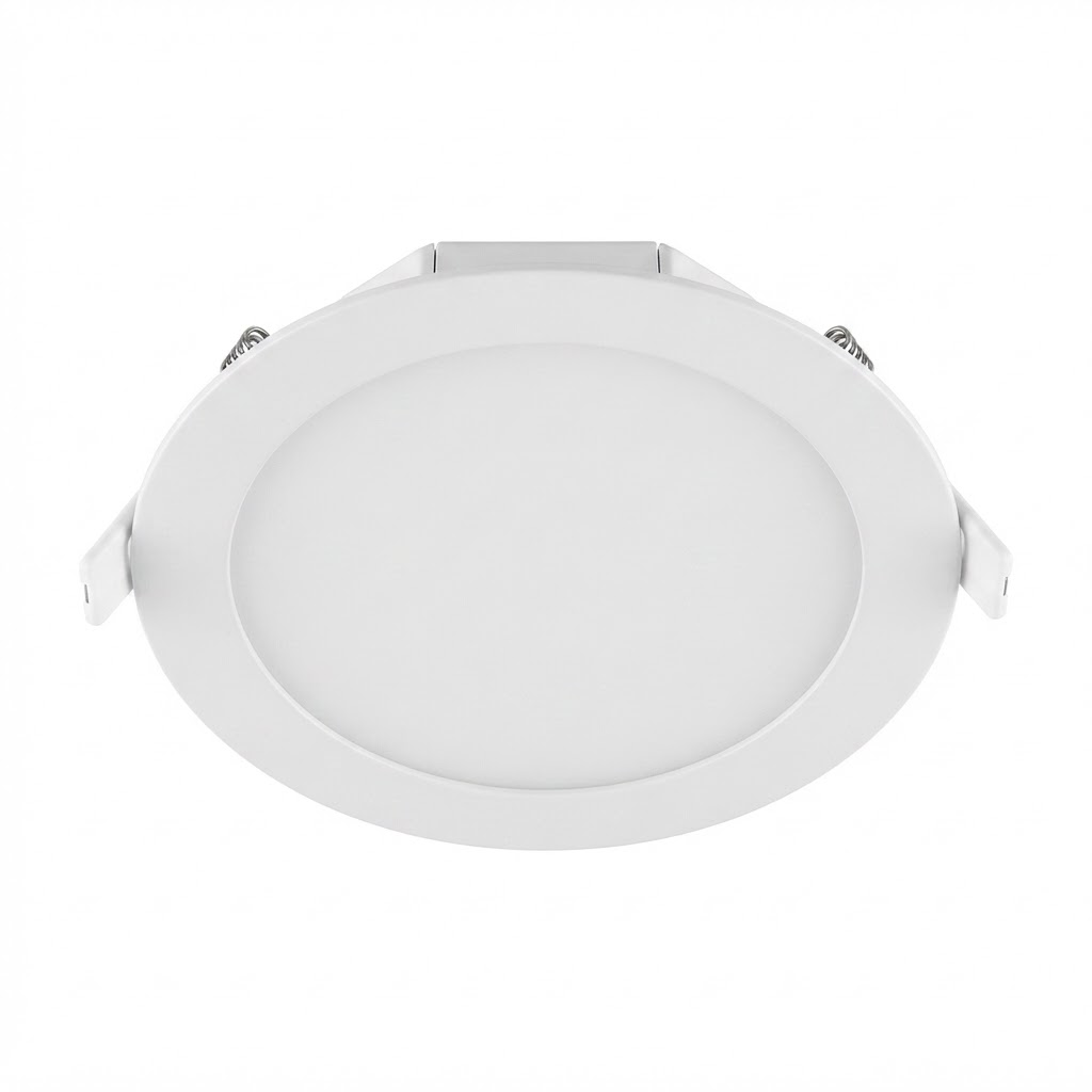 LED луна за вграждане 24W кръгла slim 3CCT AC85-260V бяла 2