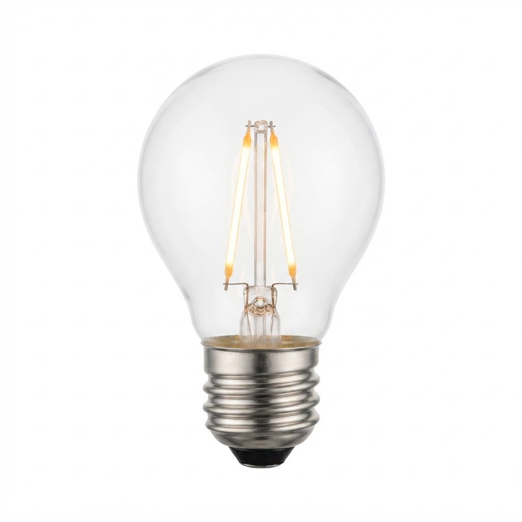 LED крушка g45 4W 400lm E27  6000K  филамент 2