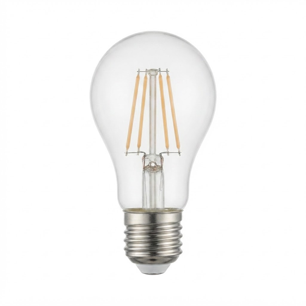 LED крушка a60 5W 600lm E27  2700K  филамент 2