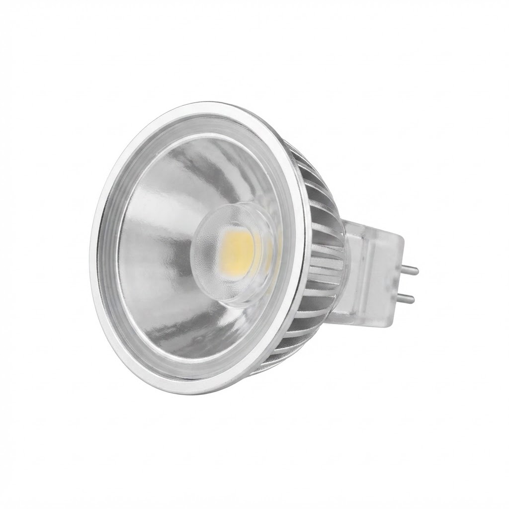 LED спот луничка MR16 6W 12V 50° COB 6000K студена бяла светлина 2
