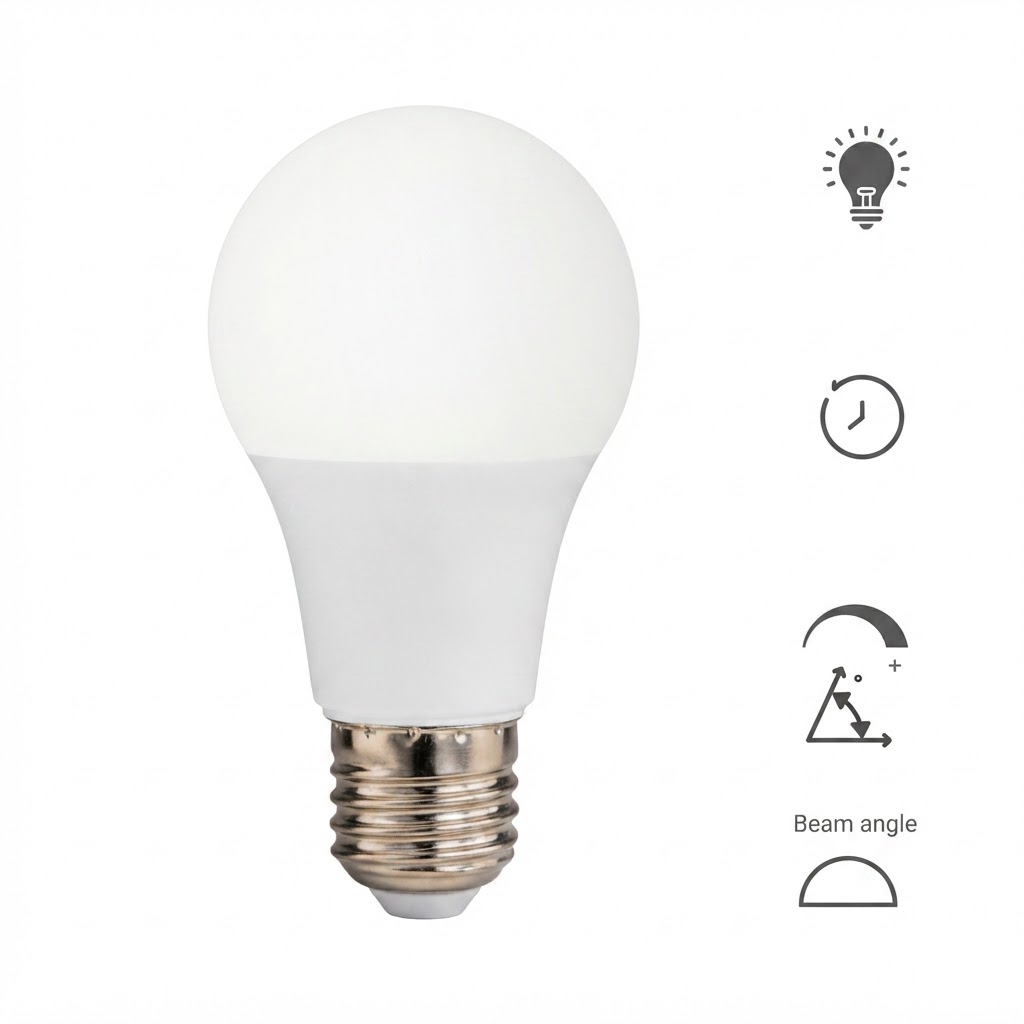 LED крушка E27 a60 11W 1055lm  6000K димеруема 2