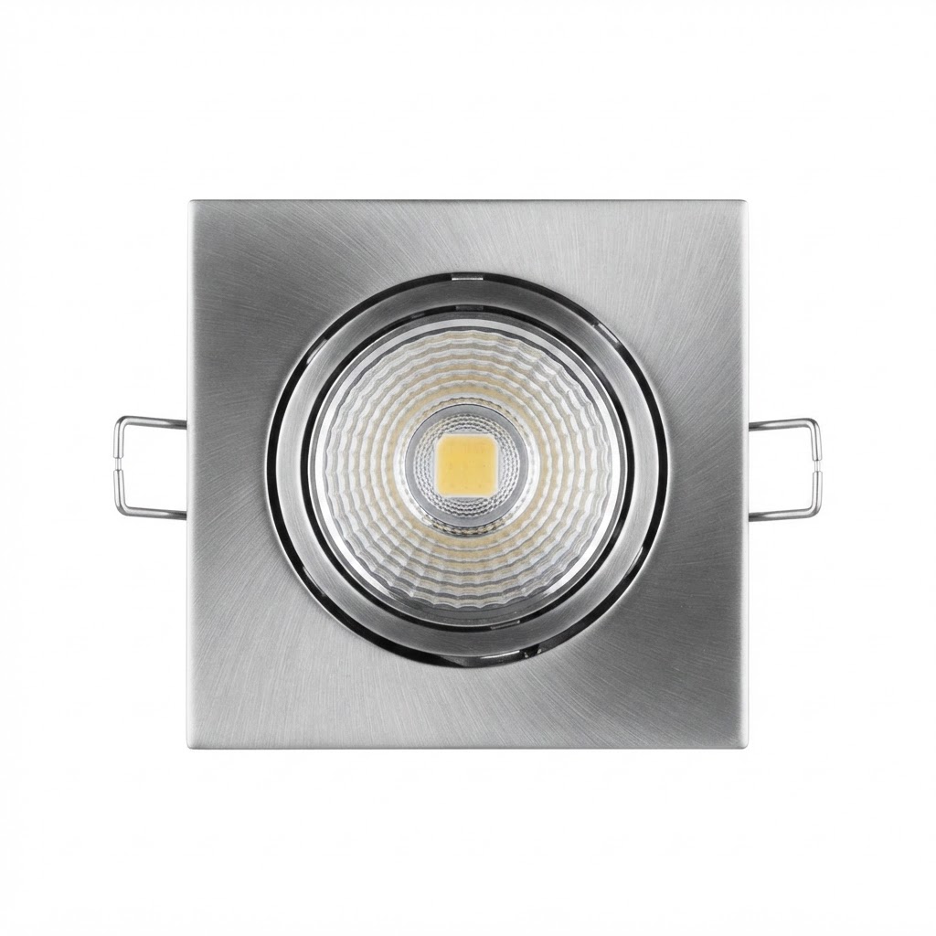 LED COB луна 8W 6000K (студена бяла) Инокс 3