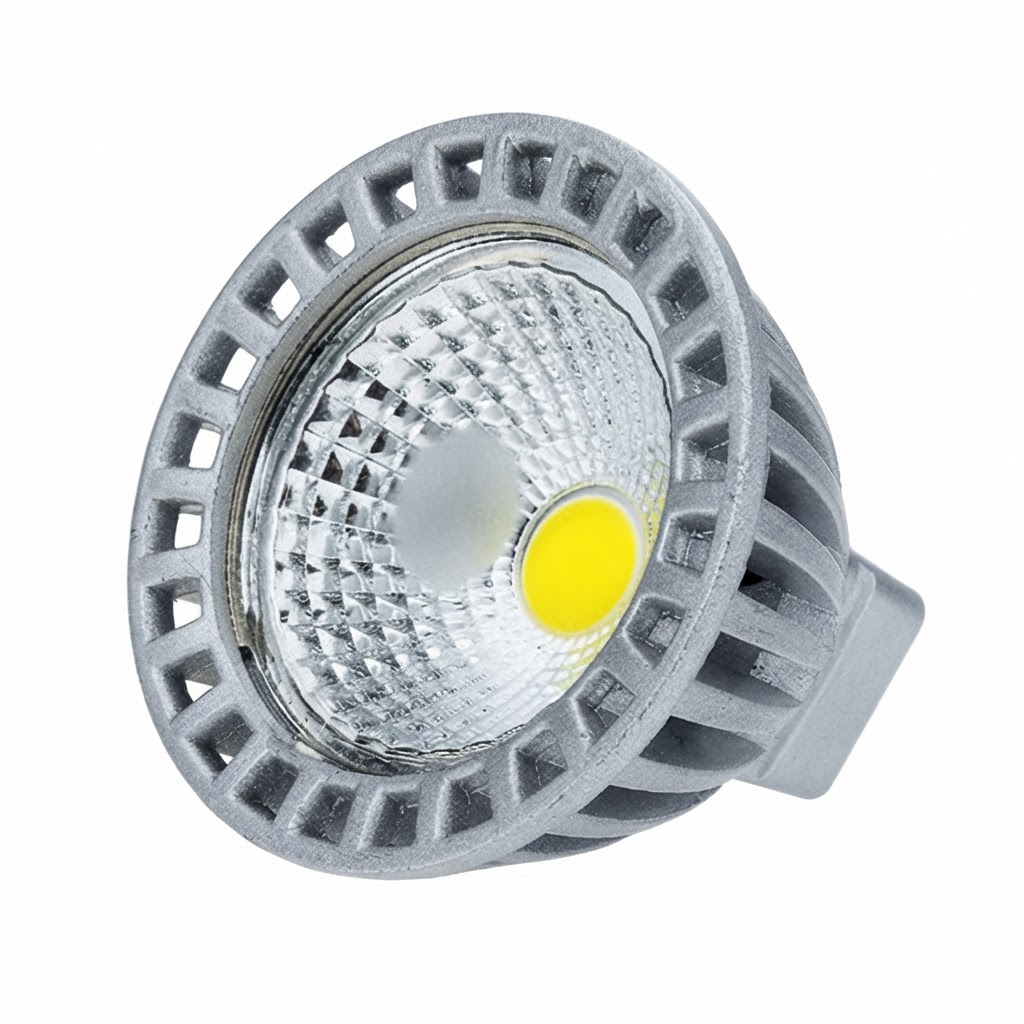 LED спот луничка MR16 6W 12V 50° COB 6000K студена бяла светлина 3