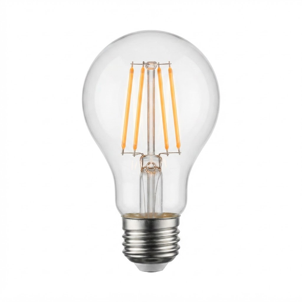 LED крушка a60 6W 630lm E27  2700K филамент 3