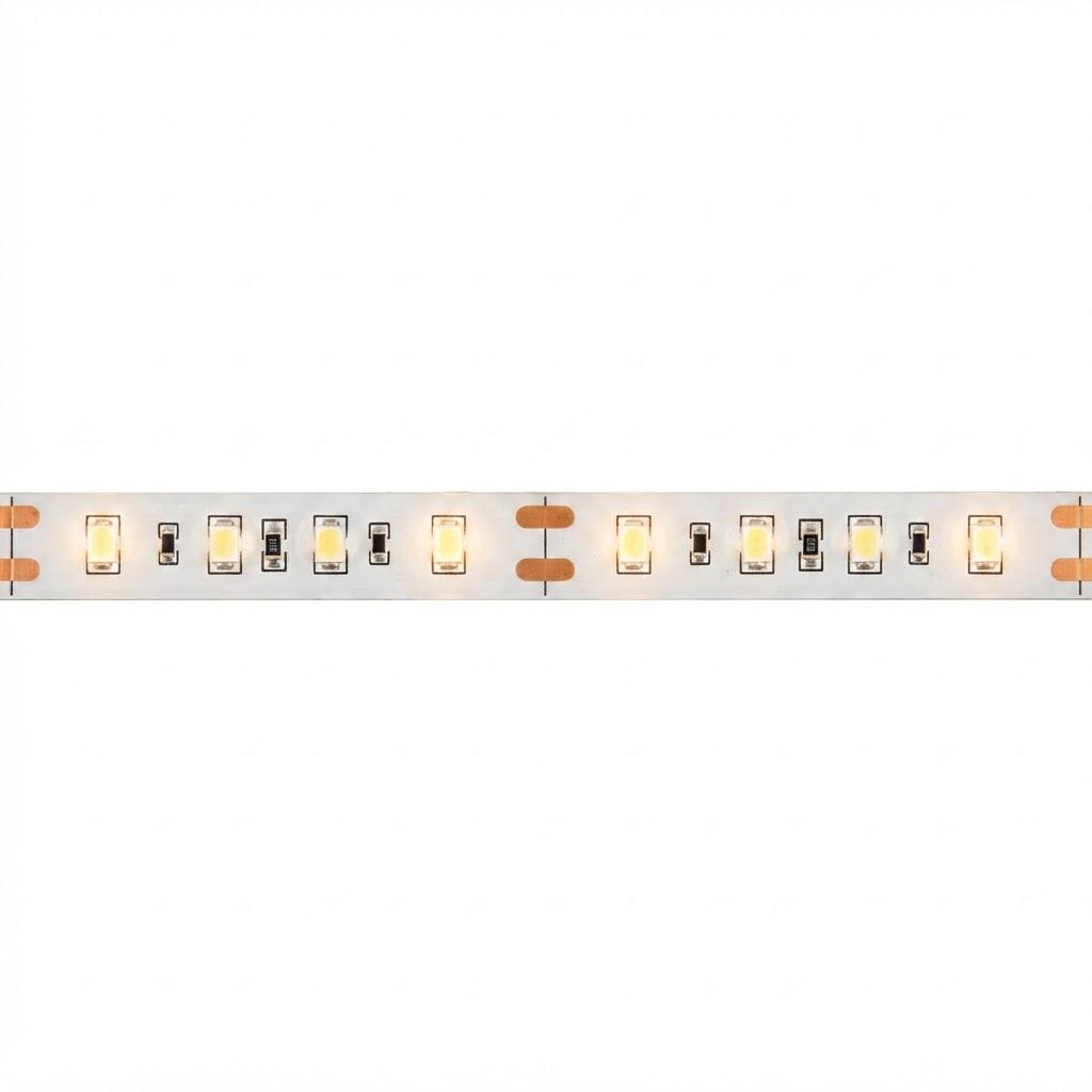 LED лента 5730 120SMD/m 220V 2800K IP65 влагоустойчива топла светлина 3