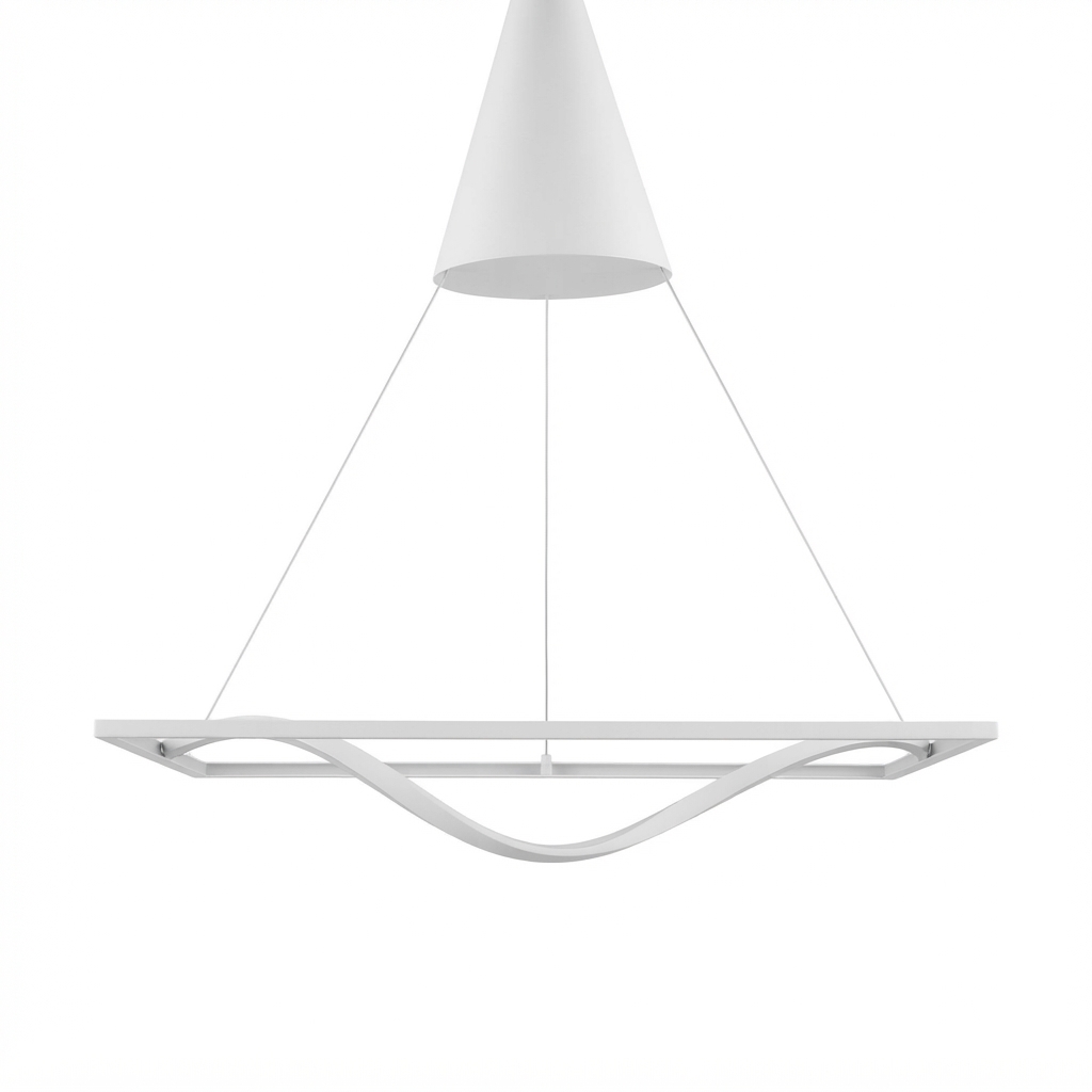 Висящ LED осветител 22W 3000K бял 2