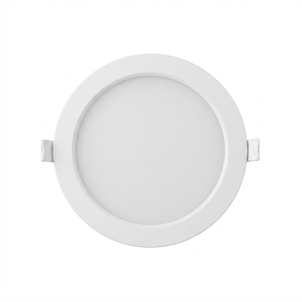 LED луна за вграждане 24W кръгла slim 3CCT AC85-260V бяла 3