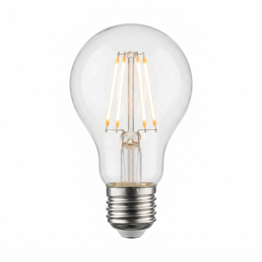 LED крушка a60 10W 1350lm E27  4500K филамент 2