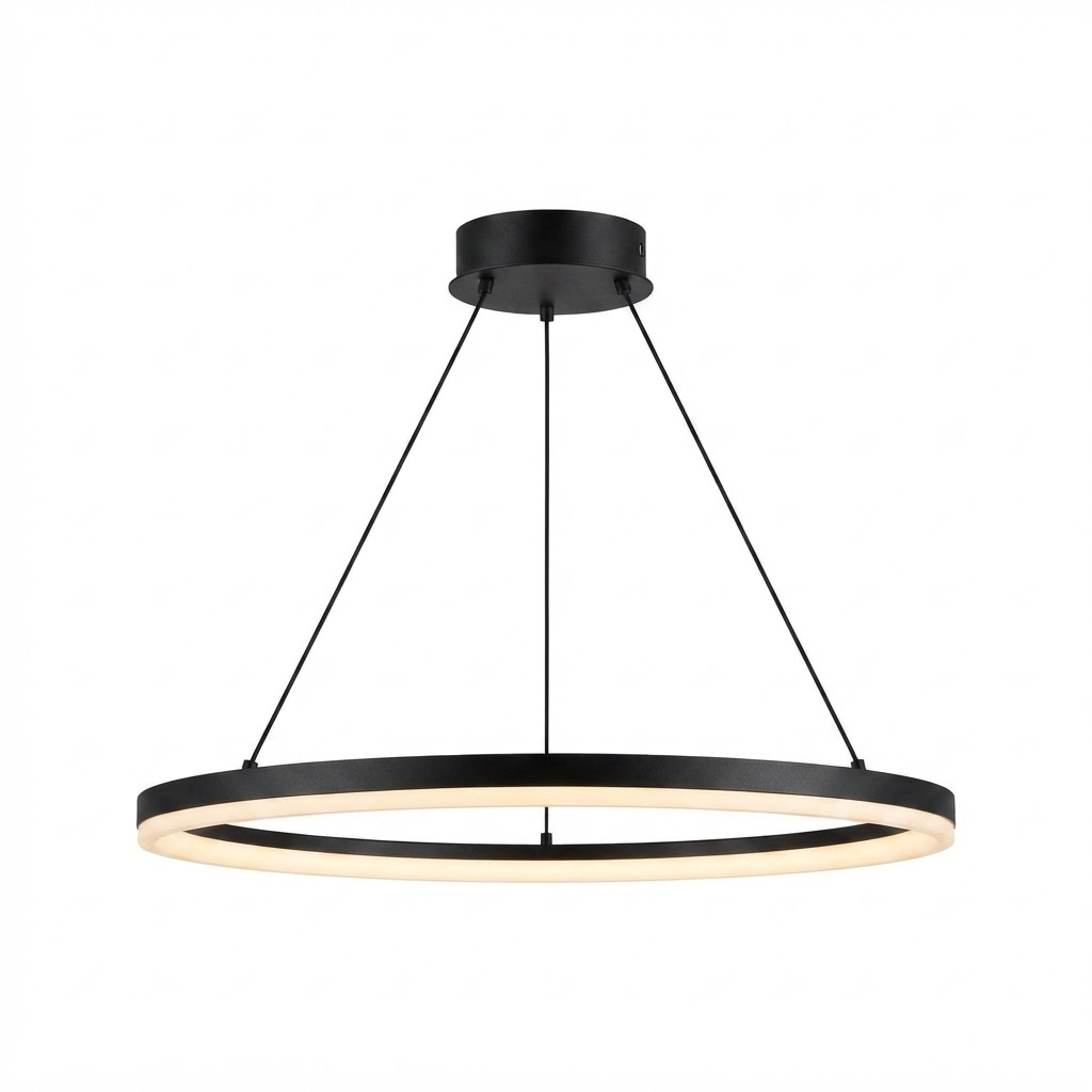 Висящ LED осветител 22W 3000K черен 2