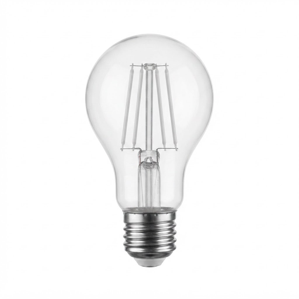 LED крушка a60 4W 400lm E27  2700K филамент - димеруема 3