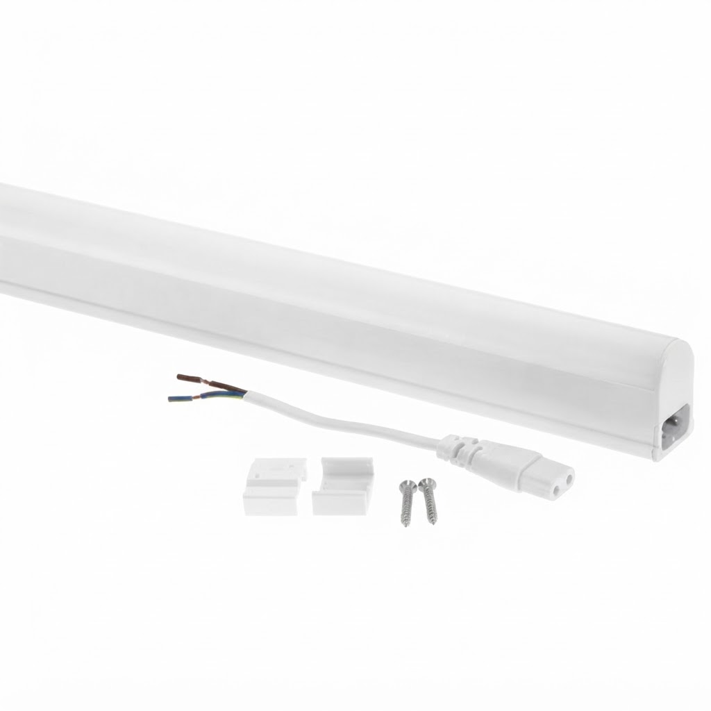 LED ПУРА T5 88.5CM 9.6W 900LM IP20 ПЛАСТМАСА 3000K С КЛЮЧ 3