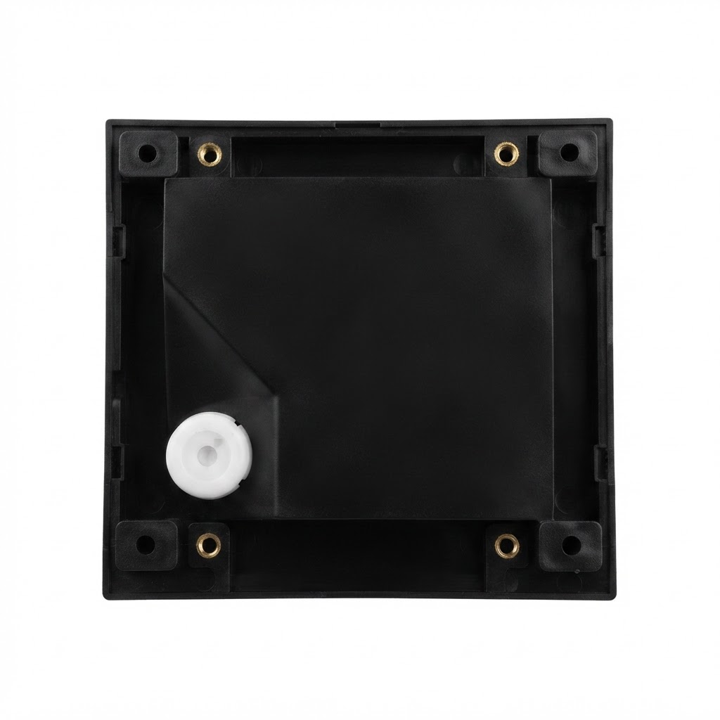 LED осветление монтаж на стена квадратно черено 2W 4200K 120lm  IP65 2