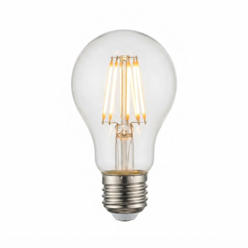 LED крушка a60 10W 1350lm E27  2700K филамент 3
