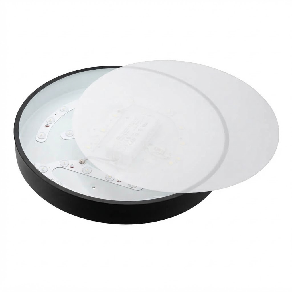 LED кръгъл сейлинг  30W  2250lm 4500K - черен 3