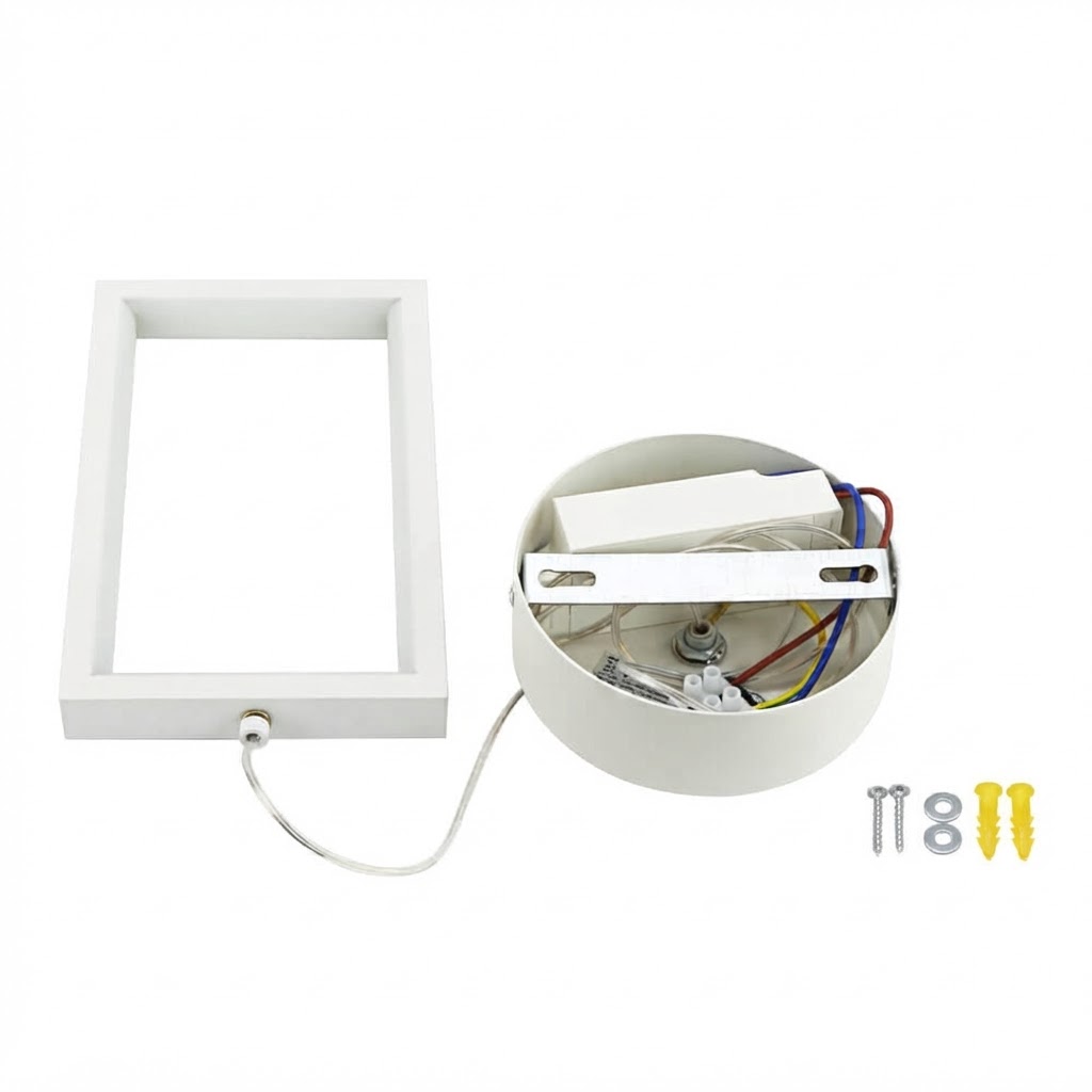 LED пендел 4W 320LM пясъчно черен 3000K 175-265V висяща лампа за таван 3