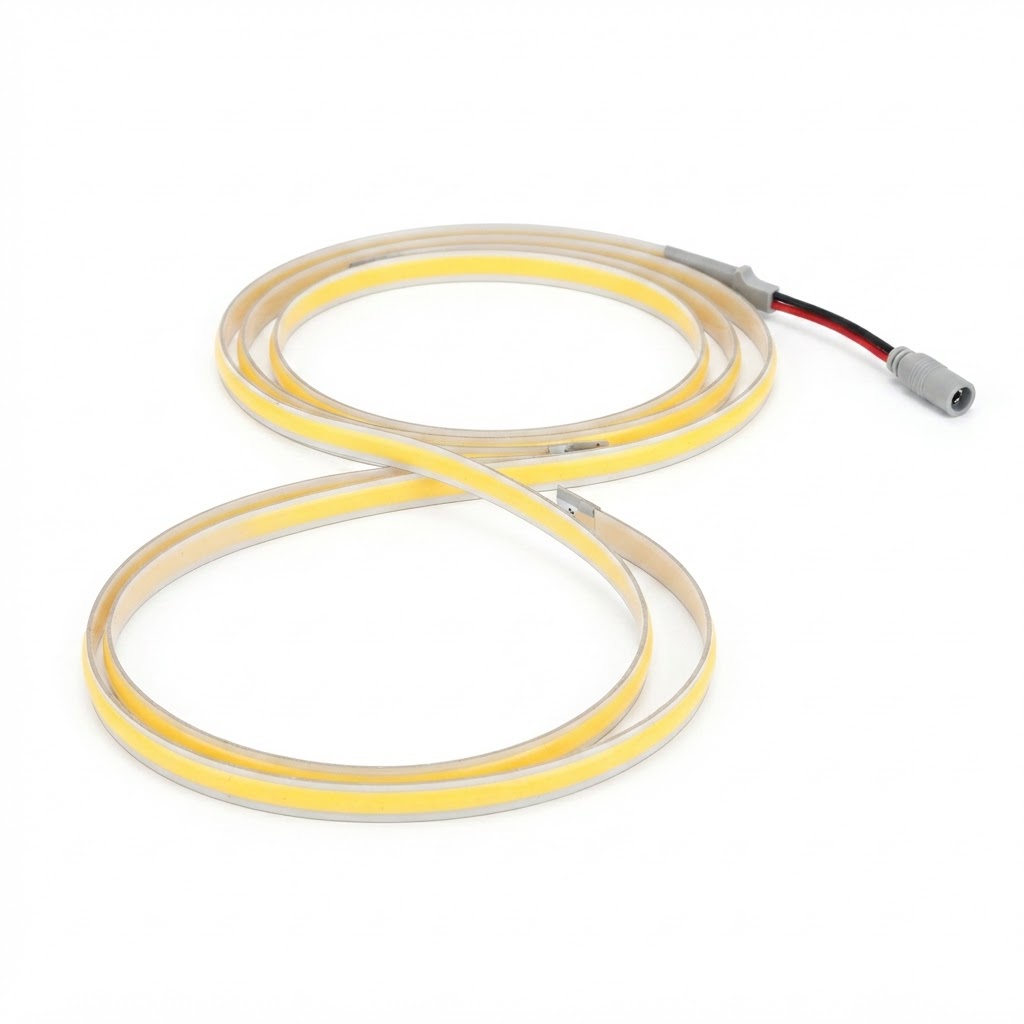 LED лента COB 220V 10W/m 700LM/m 360LED/m 3000K топла светлина рязане на 10см - 50м ролка ST480-A1 4