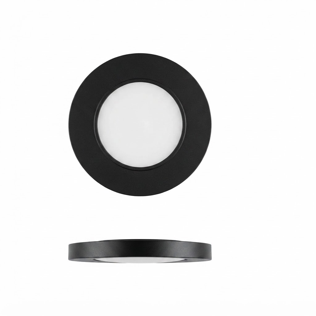 LED кръгъл сейлинг  36W  2700lm 4500K - черен 2