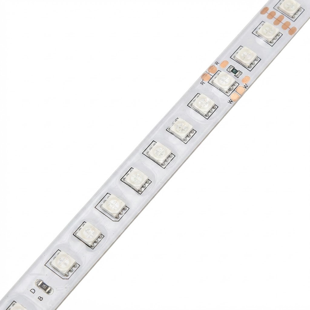 LED лента RGBWW 60l/m 24v 12mm 16Wm IP65 2