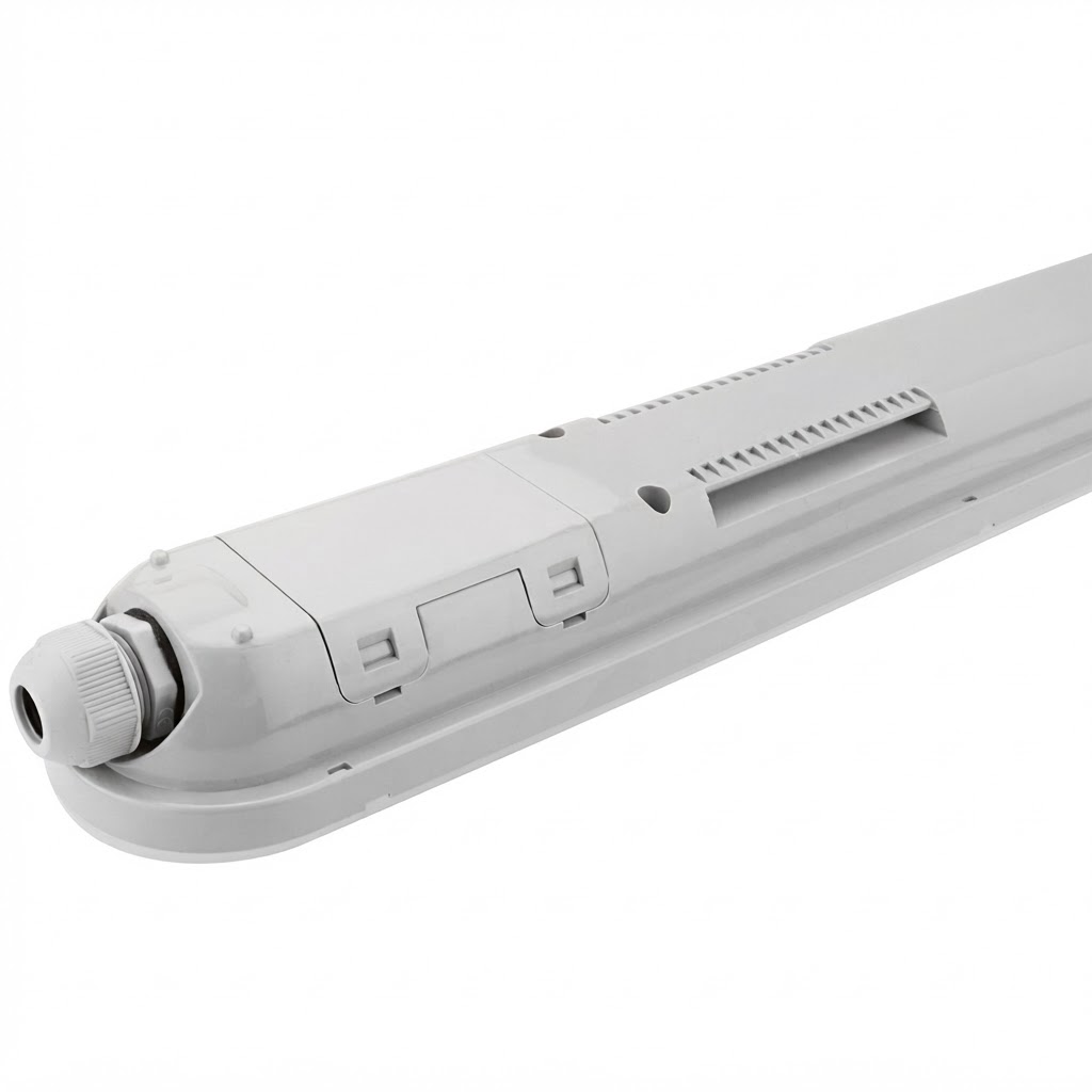LED осветително тяло IP65 120cm 40W 110lm/W авариен блок 6000K 4