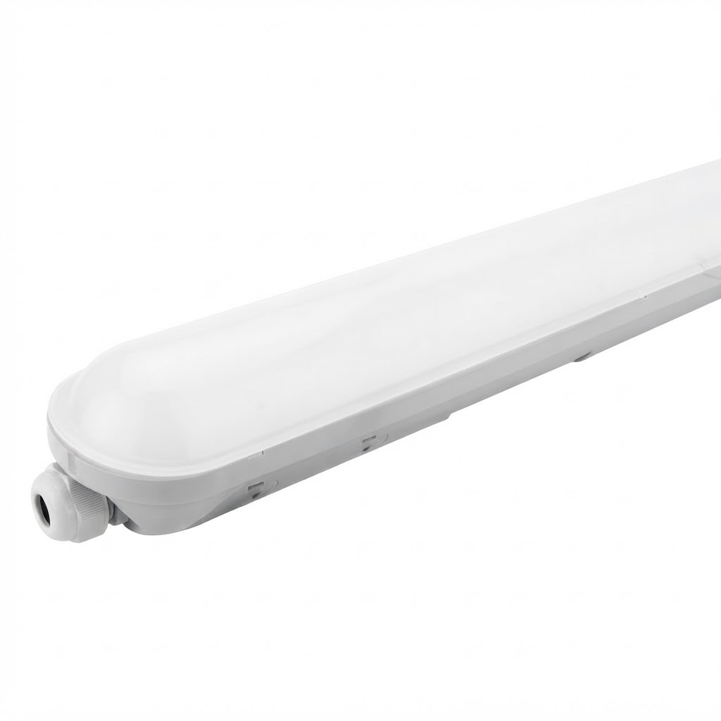 LED осветително тяло IP65 120cm 40W 110lm/W авариен блок 4500K 2