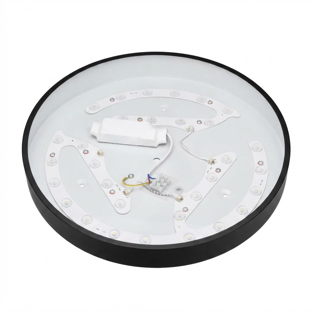 LED кръгъл сейлинг  30W  2250lm 3000K - черен 3