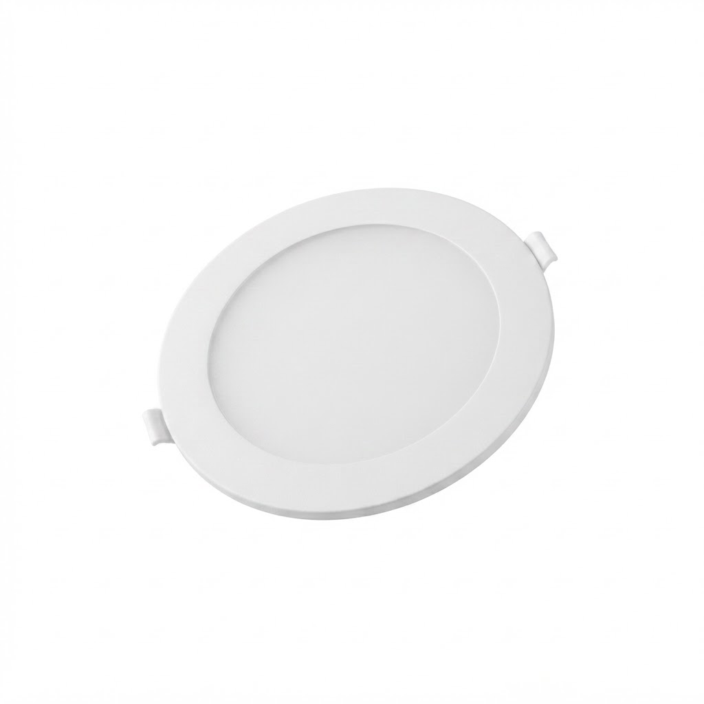 LED модул за вграждане 6W кръгъл ултратънък 3CCT бял AC85-260V 2