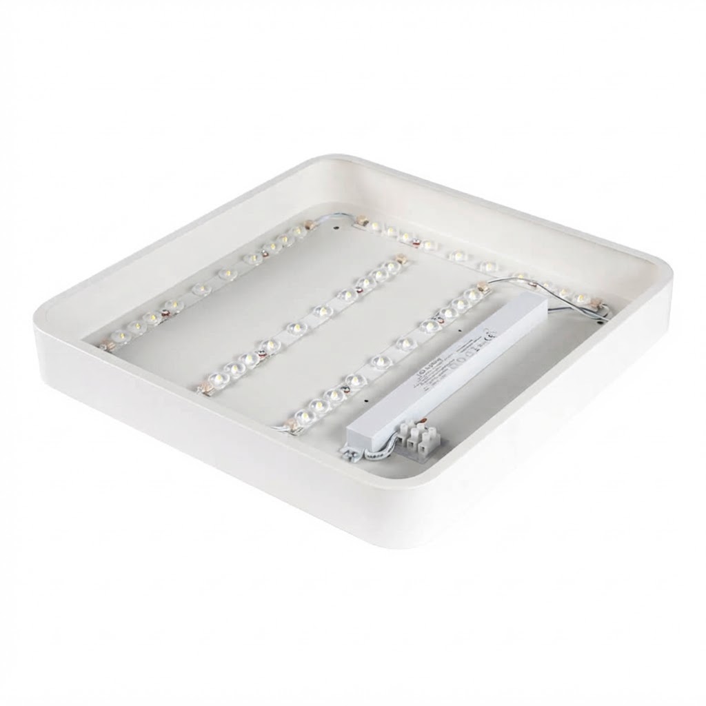 LED квадратен сейлинг  30W  2250lm 3000K - бял 3