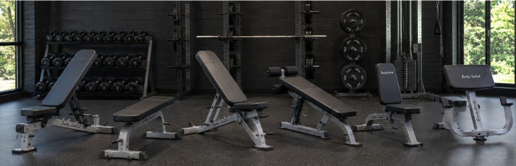 Body-Solid flat, adjustable, and specialty weight benches available at Redhawk Fitness Sales Oklahoma City