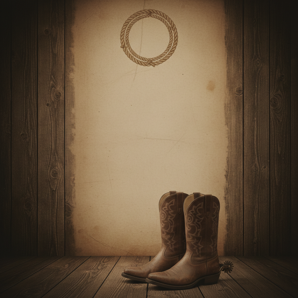 Saddle Up poster template