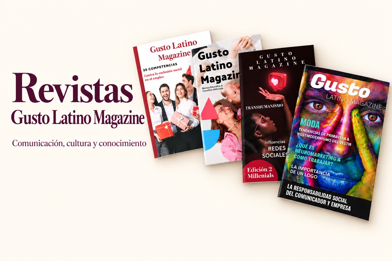 Portada de Revistas — Gusto Latino Magazine