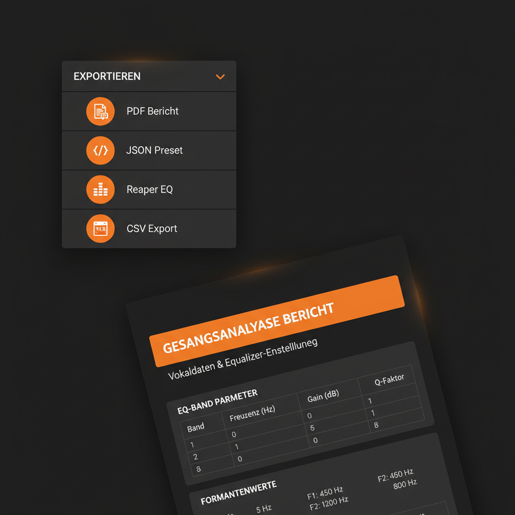 Export und Reports