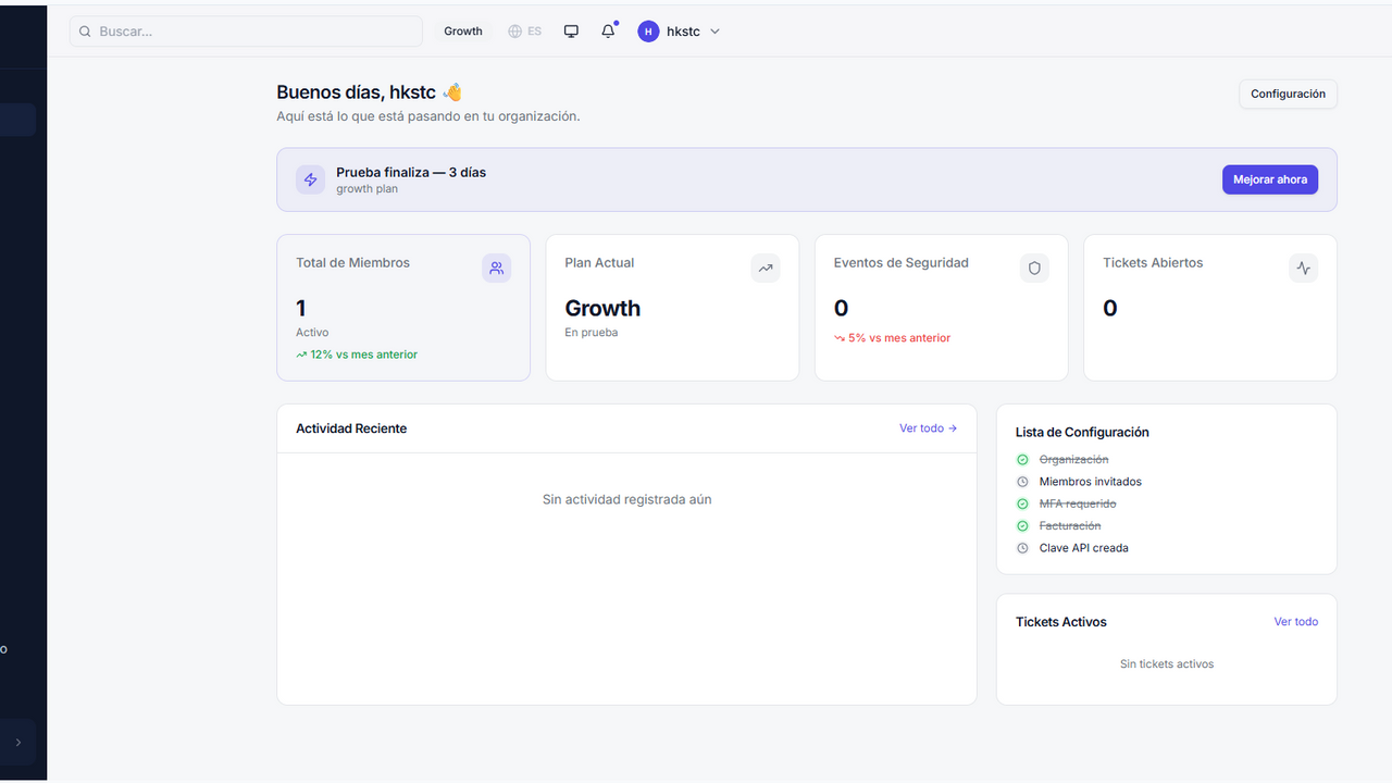SaaS Boilerplate template preview