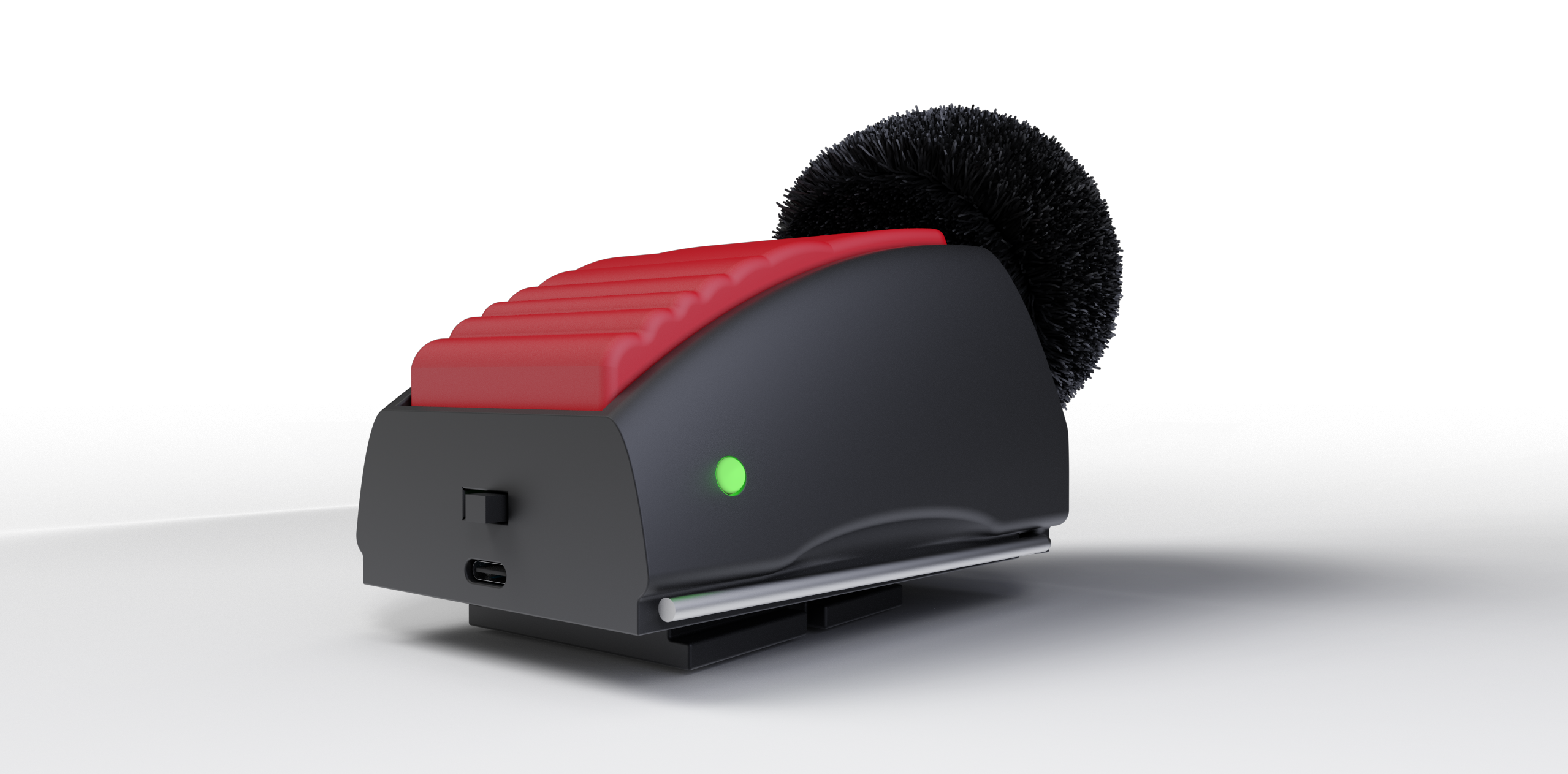 Ground-Mounted Rotating Golf Club Cleaning Brush - view 2