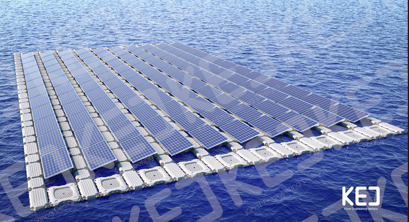 Modular Floating Solar Platform - view 3