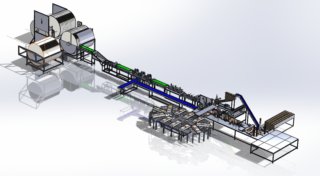 Fully Automatic Foam Tape Production & Packaging Line - view 2