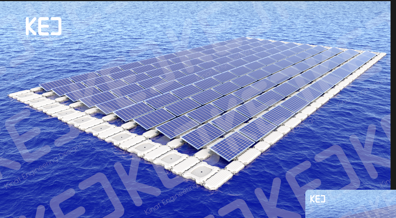 Modular Floating Solar Platform - view 2