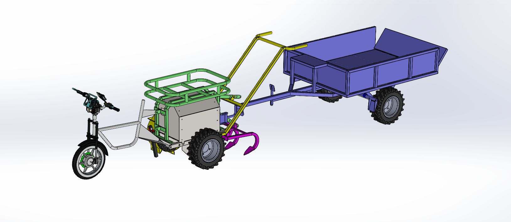 Modular Battery-Powered Tiller - view 2