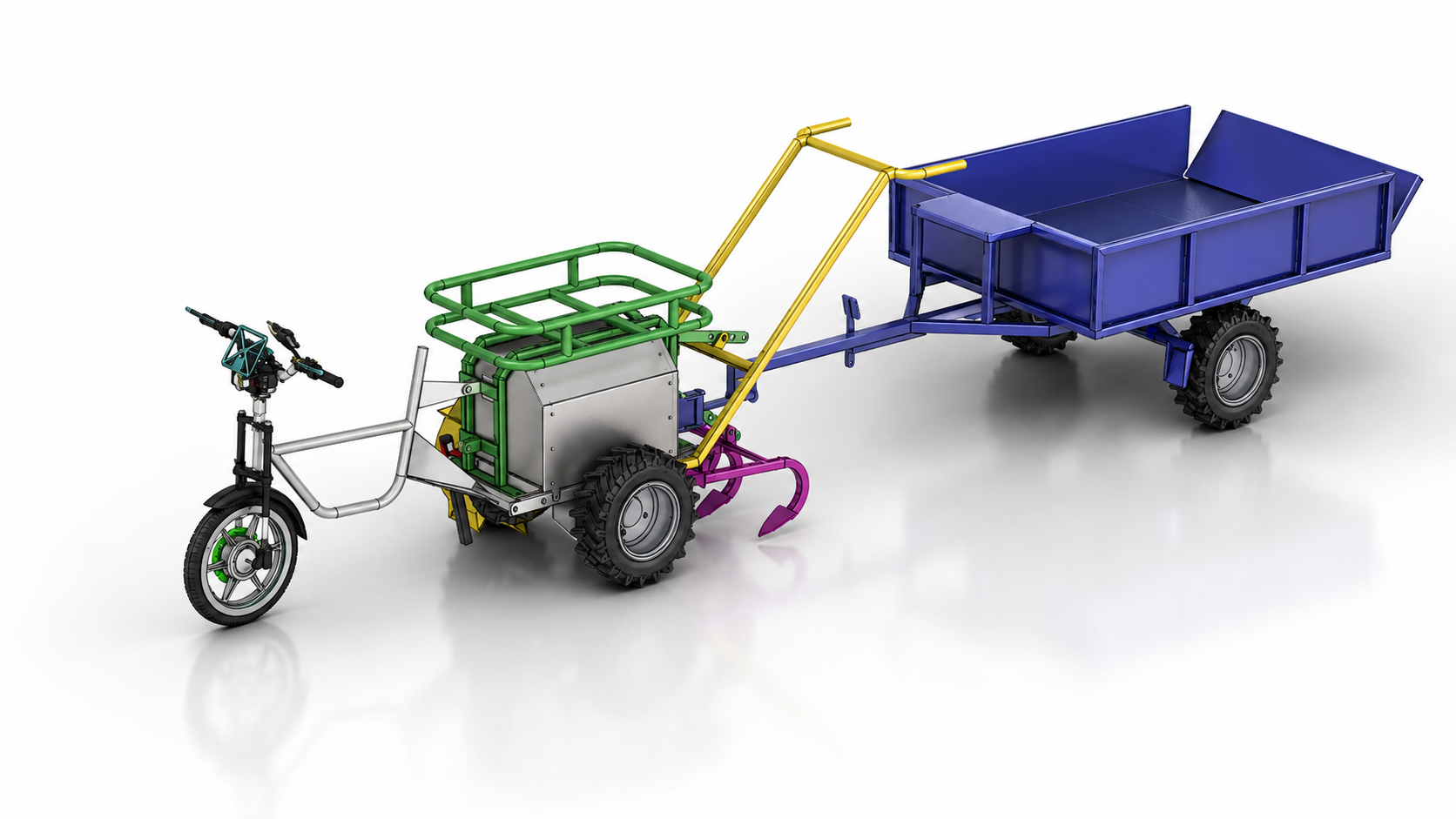 Modular Battery-Powered Tiller