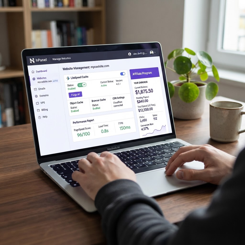 vitaladge.com shop running on Hostinger