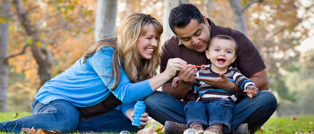 Family at park